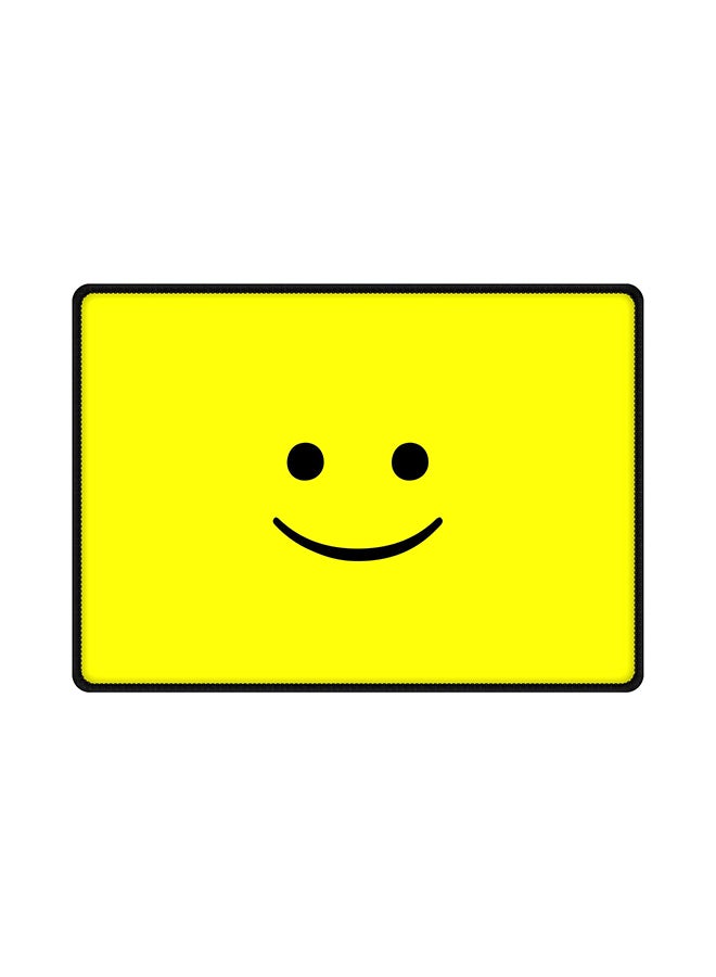 Stylizedd Blimey Smiley Mouse Pad Yellow
