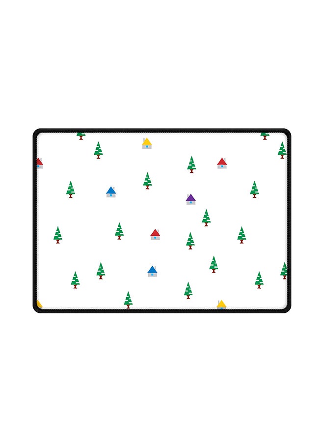 ستايلايزد لوحة ماوس بتصميم كوخ الغابة متعدد الألوان