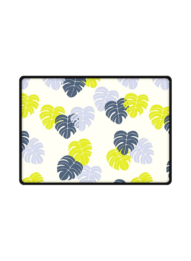 Stylizedd Island Leaves Designed Rubberized Gaming Mouse Pad Multicolour 