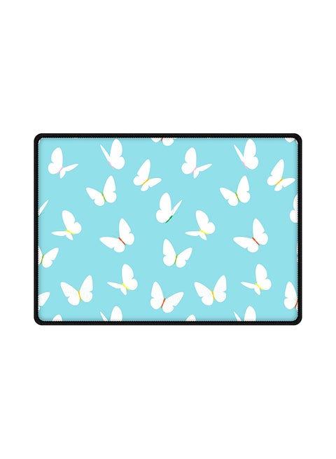 Fluttering Butterfly Rubber Base Gaming Mouse Pad Multicolour