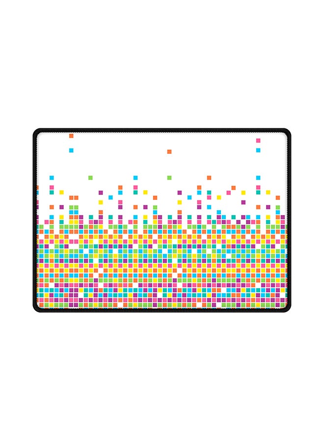 ستايلايزد لوحة ماوس مضادة للانزلاق مزينة بنمط بلاط متساقط متعدد الألوان