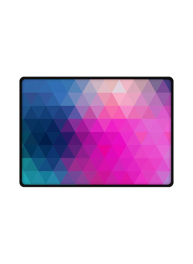 ستايلايزد لوحة ماوس مصنوعة من المطاط وبتصميم منشور بنفسجي متعدد الألوان