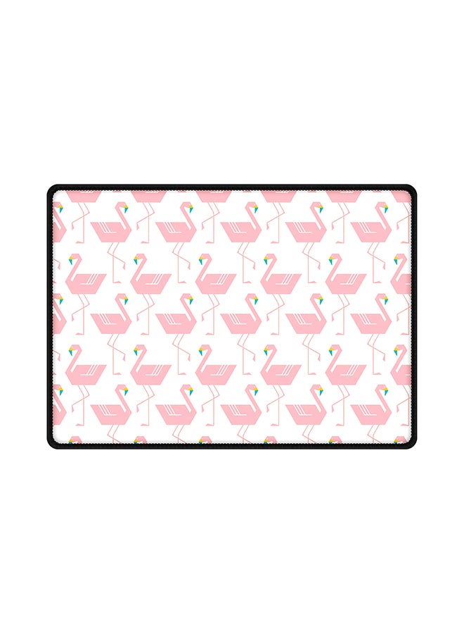 ستايلايزد لوحة ماوس ألعاب مزينة بطبعة طائر الفلامنجو بنمط ملائم للنساء متعدد الألوان