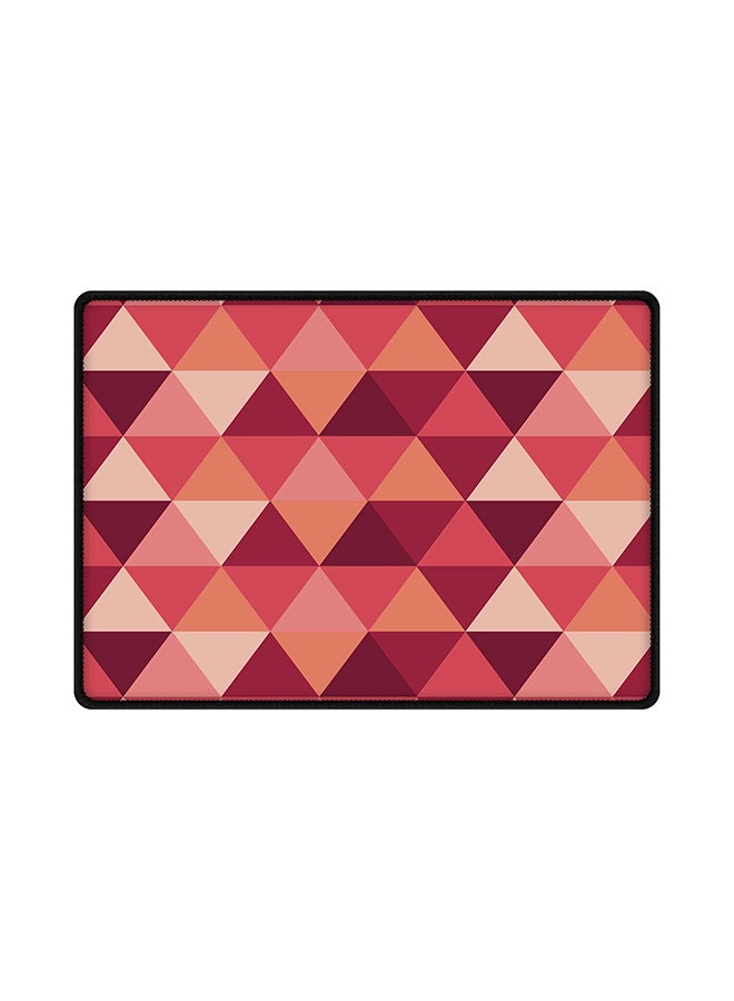 Stylizedd Topsy Turvy Triangles Mouse Pad With Non Slip Rubber Base Multicolour