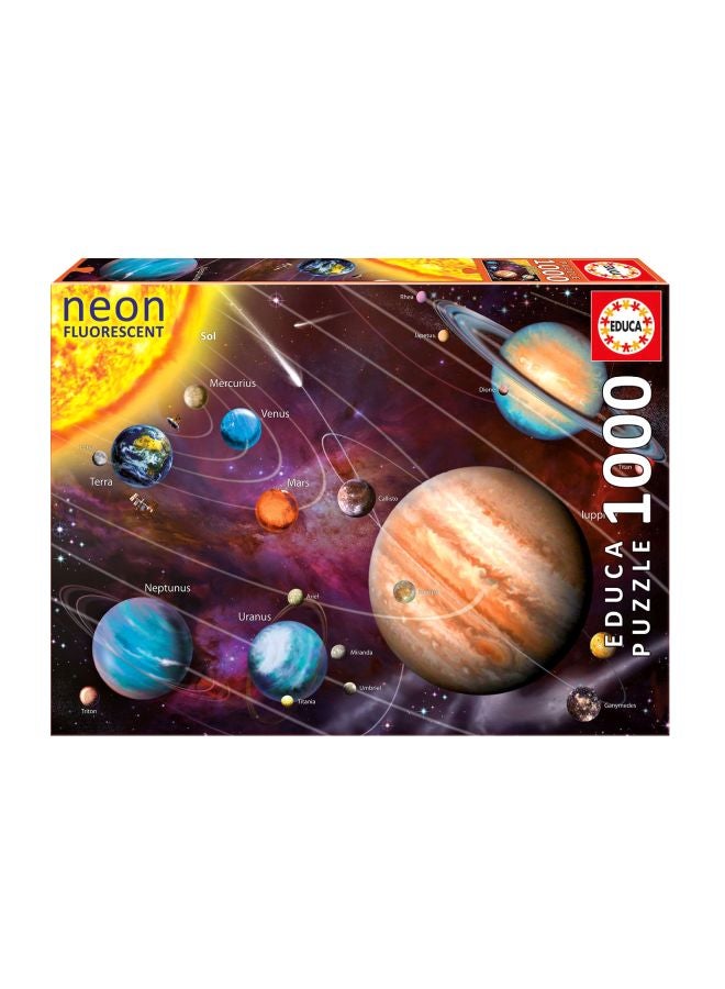 ايديوسا لعبة أحجية قطع تركيب من سلسلة "Neon " مكونة من 1000 قطعة طراز 14461 - Image 1