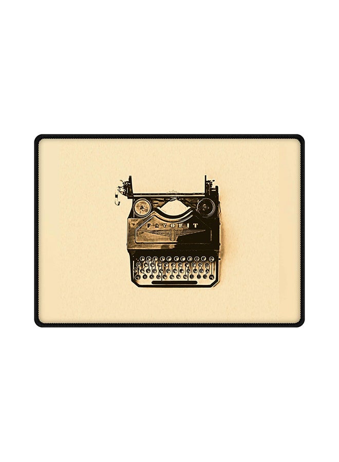 Stylizedd Typewriter Mouse Pad Beige