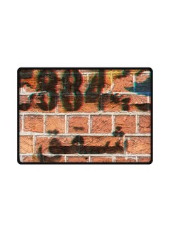 Wall Stencil Printed Gaming Mouse Pad Multicolour