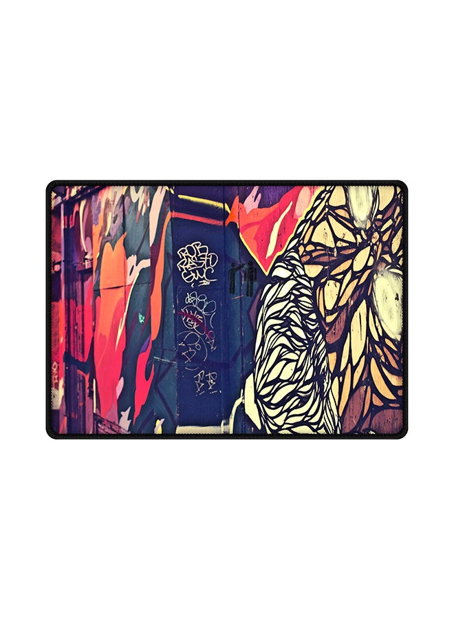 Stylizedd Wise Graffiti Printed Mouse Pad Multicolour