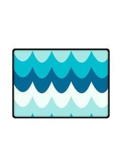 Wavy Waves Printed Gaming Mouse Pad Blue