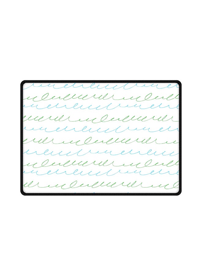 Stylizedd Cursive Story Rubber Base Gaming Mouse Pad Multicolour