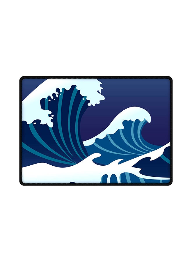 Stylizedd Japanese Sea Mouse Pad Blue