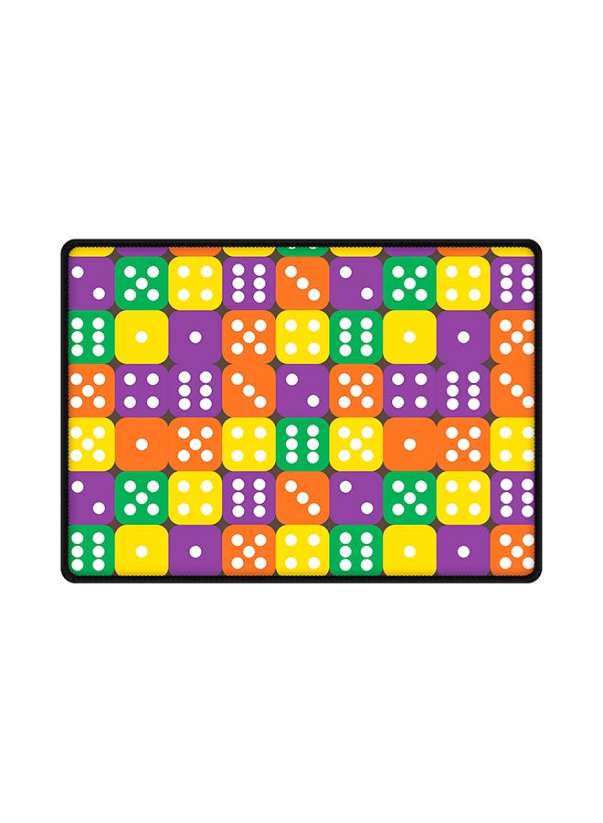 Stylizedd Dice Roll Gaming Mouse Pad Multicolour