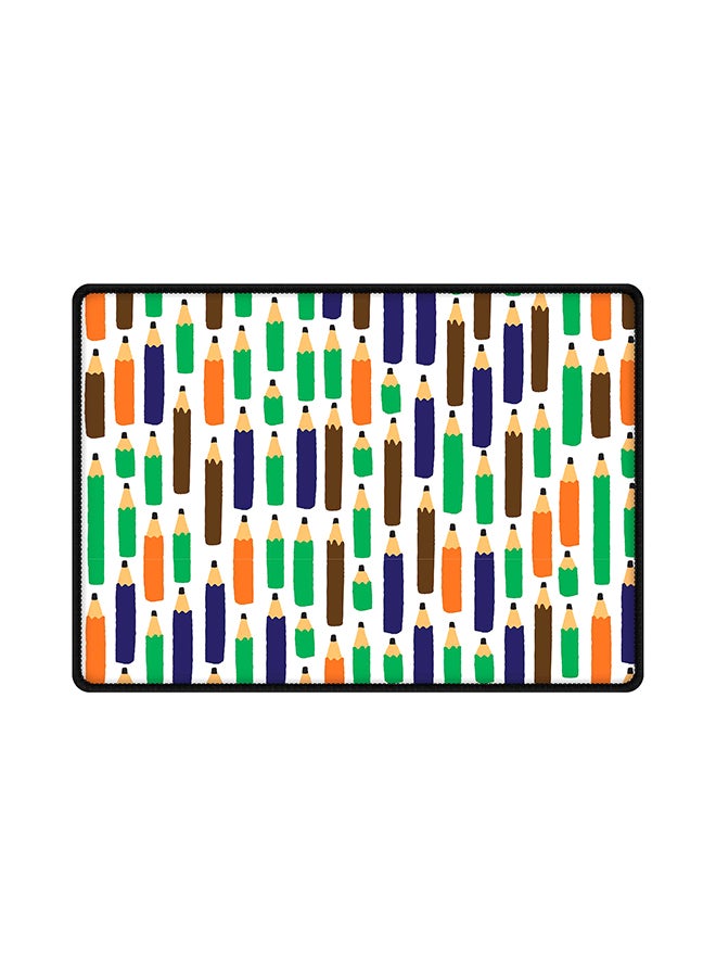 Stylizedd Pencil Race Gaming Mouse Pad Multicolour