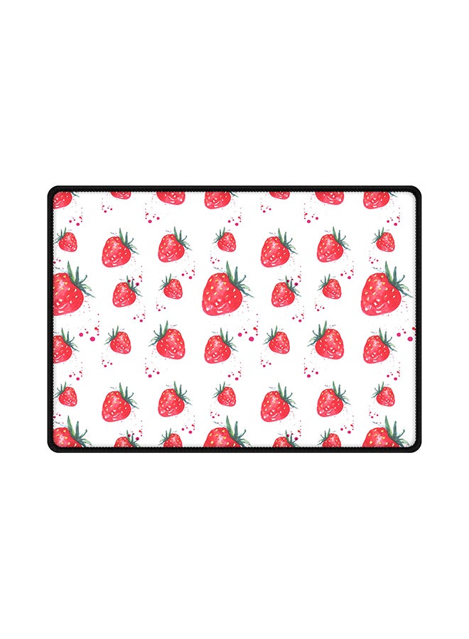 ستايلايزد لوحة ماوس بطبعة فراولة متساقطة ومزودة بقاعدة مطاطية مضادة للانزلاق متعدد الألوان