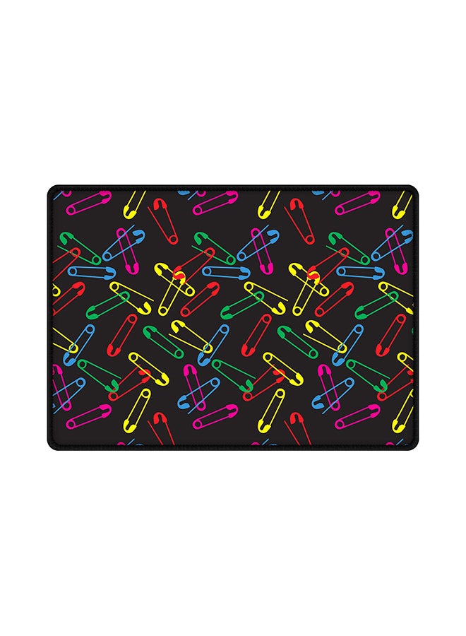 ستايلايزد لوحة ماوس ألعاب مزينة بطبعة دبابيس مشبك متعدد الألوان