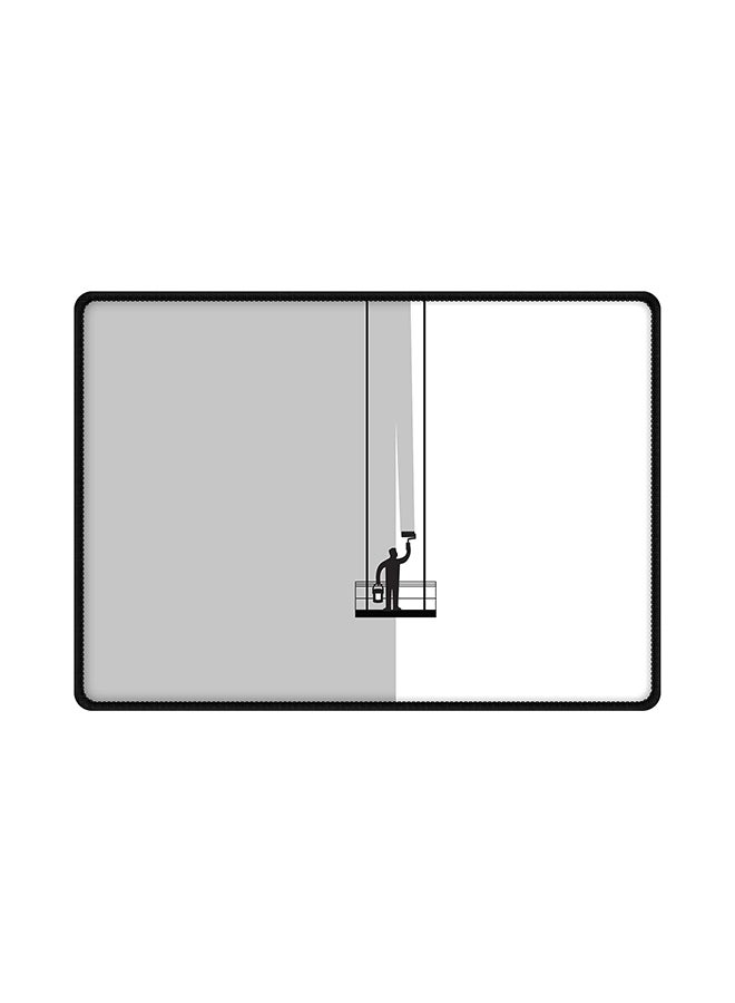 Stylizedd Paint Hanger Mouse Pad White/Grey