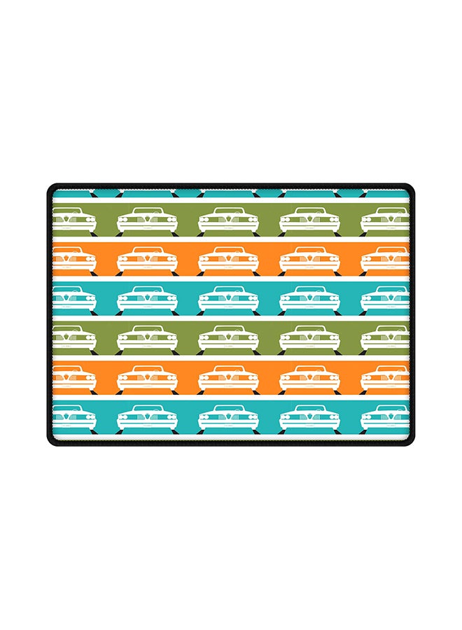 Stylizedd Retro Muscle Car Rubber Base Gaming Mouse Pad Multicolour