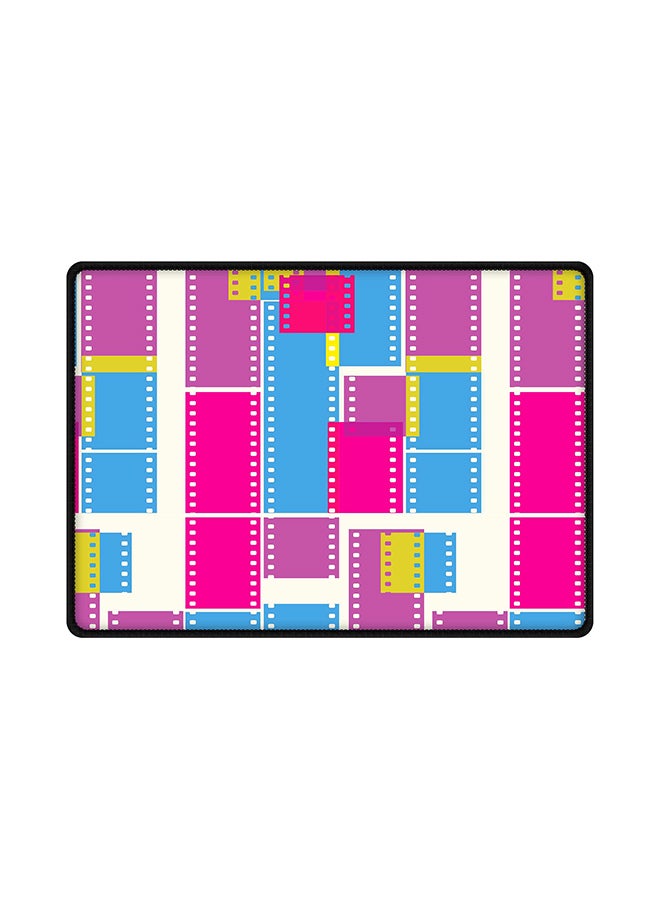 Stylizedd Film Strips Printed Non-Slip Mouse Pad Multicolour
