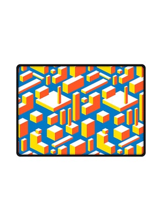 3D Geometry Printed Gaming Mouse Pad Multicolour - v1581583852/N34477176A_1