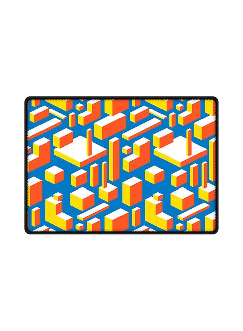 3D Geometry Printed Gaming Mouse Pad Multicolour