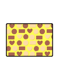 Hearty Biscuits Printed Rubber Base Gaming Mouse Pad Multicolour