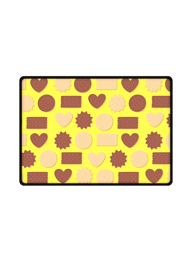 Stylizedd - Hearty Biscuits Printed Rubber Base Gaming Mouse Pad Multicolour - Image 1