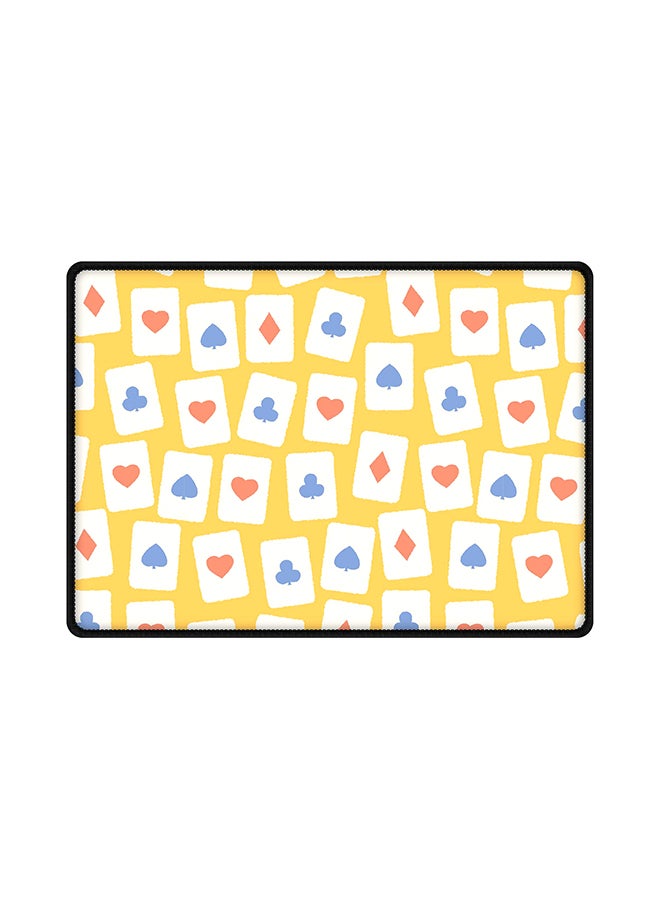 Stylizedd - Card Spread Design Rubber Base Gaming Mouse Pad Multicolour - Image 1