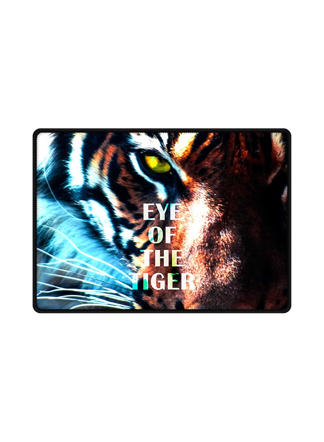 Stylizedd Eye Of The Tiger Printed Mouse Pad Multicolour
