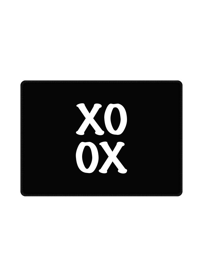Stylizedd Xoxo Mouse Pad With Non Slip Rubber Base Black
