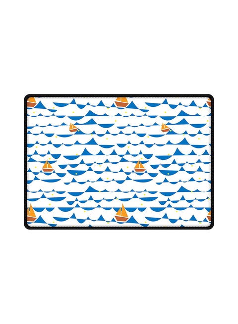 Sailing Sails Designed Rubberized Gaming Mouse Pad Multicolour