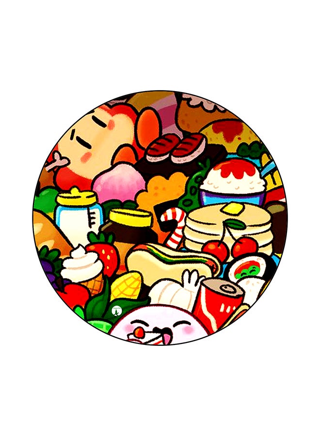 BP Food Print Mouse Pad Multicolour