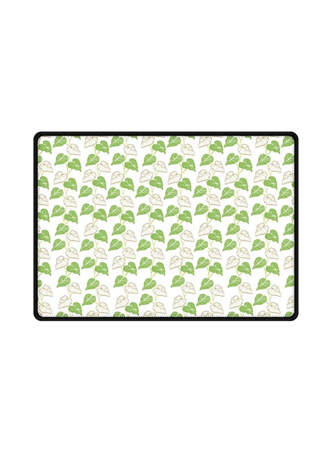 Vine Leaves Mouse Pad With Non Slip Rubber Base Multicolour