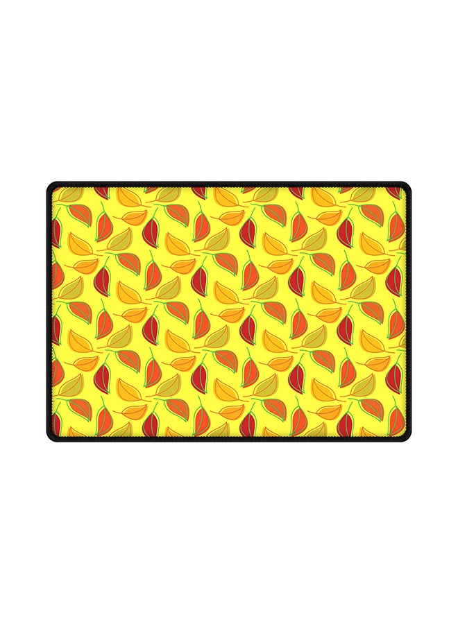 ستايلايزد لوحة ماوس مضادة للانزلاق بتصميم أوراق شجر الخريف متعدد الألوان