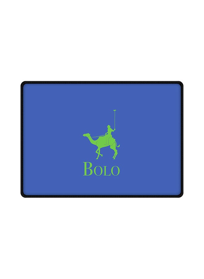 Stylizedd BOLO Printed Mouse Pad With Non Slip Rubber Base Blue