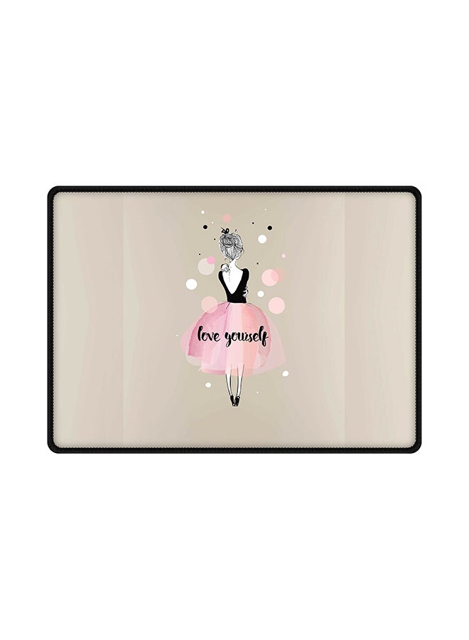 Stylizedd Love Yourself Printed Non-Slip Mouse Pad Multicolour