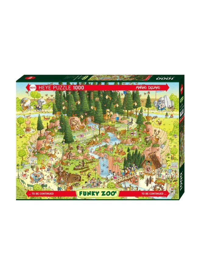 هاي لعبة ألغاز بتصميم موائل الغابة من 1000 قطعة طراز HY29638 - Image 1
