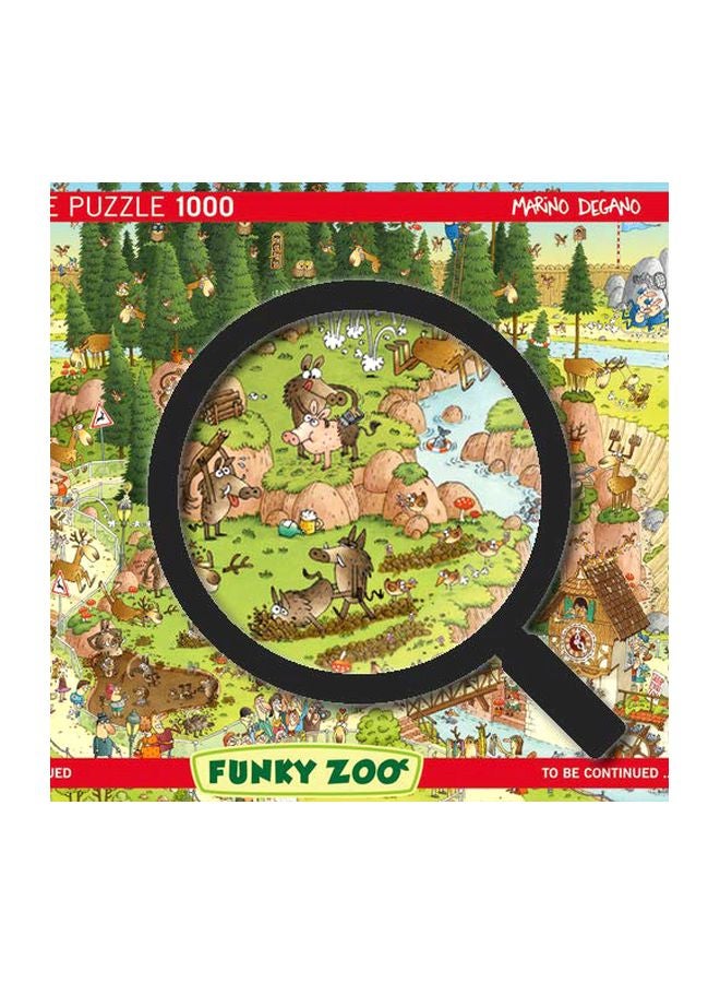 هاي لعبة ألغاز بتصميم موائل الغابة من 1000 قطعة طراز HY29638 - Image 3