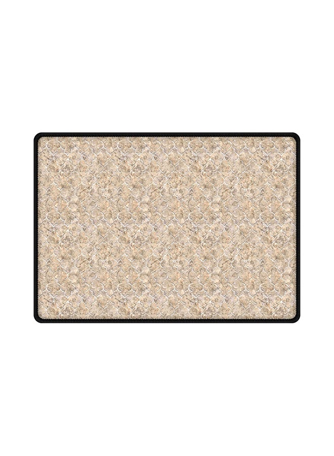 ستايلايزد لوحة ماوس بطبعة بلاط أرابسك ومزودة بقاعدة مطاطية مضادة للانزلاق بيج