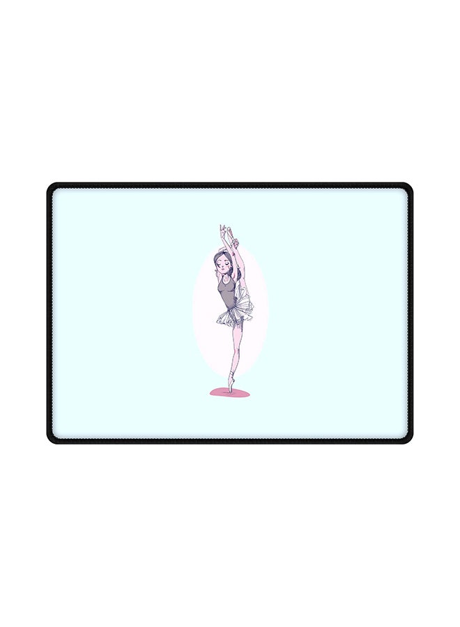 Stylizedd Flying Ballerina Rubber Base Gaming Mouse Pad Multicolour