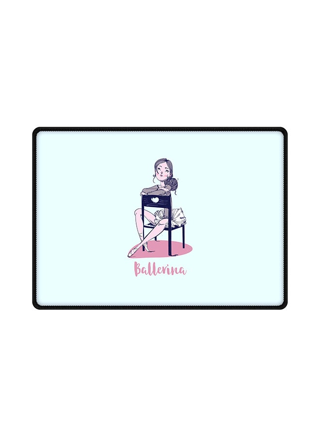 Stylizedd Ballerina Rubber Base Gaming Mouse Pad Multicolour