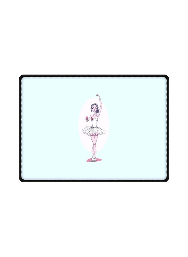 Stylizedd Twirling Ballerina Rubber Base Gaming Mouse Pad Multicolour 