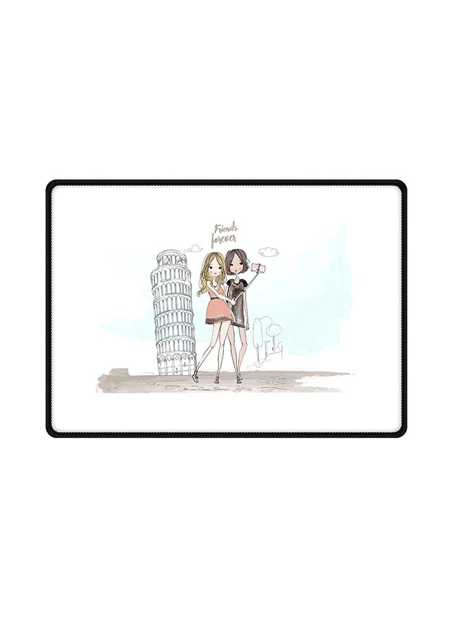 ستايلايزد لوحة ماوس مضادة للانزلاق وبقاعدة مطاطية ومزينة بطبعة متعدد الألوان