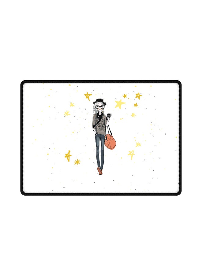 Stylizedd Fashionista Designed Rubberized Gaming Mouse Pad Multicolour