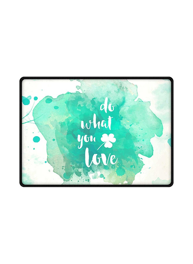 Stylizedd Do What You Love Mouse Pad With Non Slip Rubber Base Multicolour