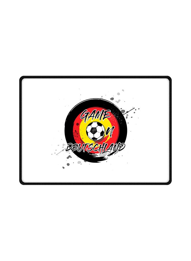 Stylizedd Game On Germany Mouse Pad With Non Slip Rubber Base Multicolour