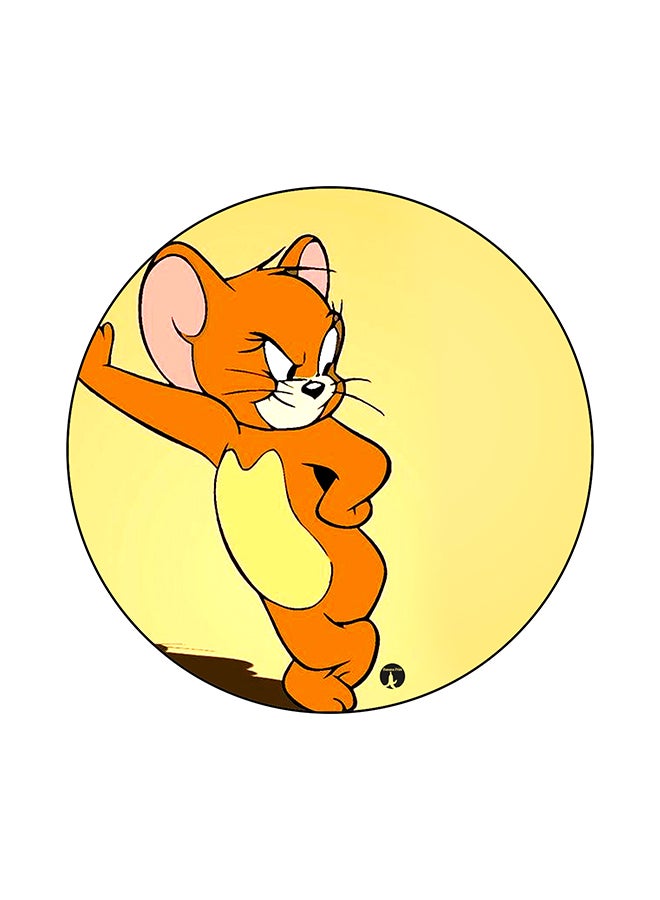 BP Tom And Jerry Printed Mouse Pad Yellow/Orange/White