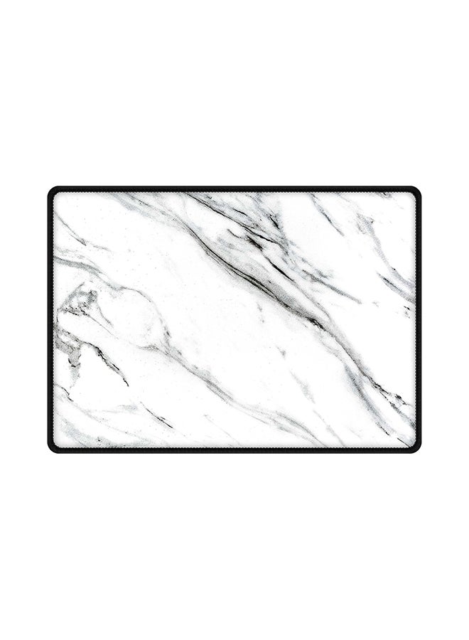 Rubber Base Marble Printed Gaming Mouse Pad Multicolour