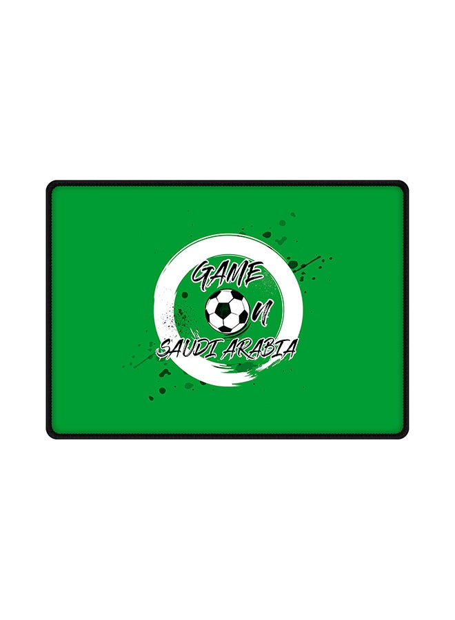 Stylizedd Game On Saudi Arabia Printed Gaming Mouse Pad Multicolour