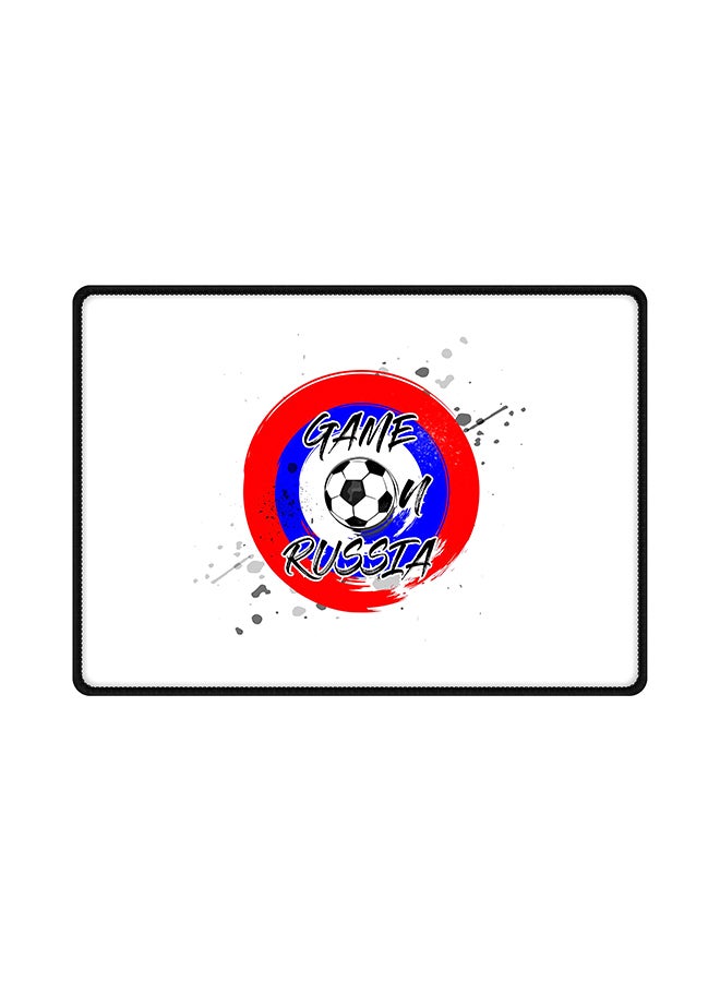 ستايلايزد لوحة ماوس بطبعة عبارة "Game On Russia" متعدد الألوان