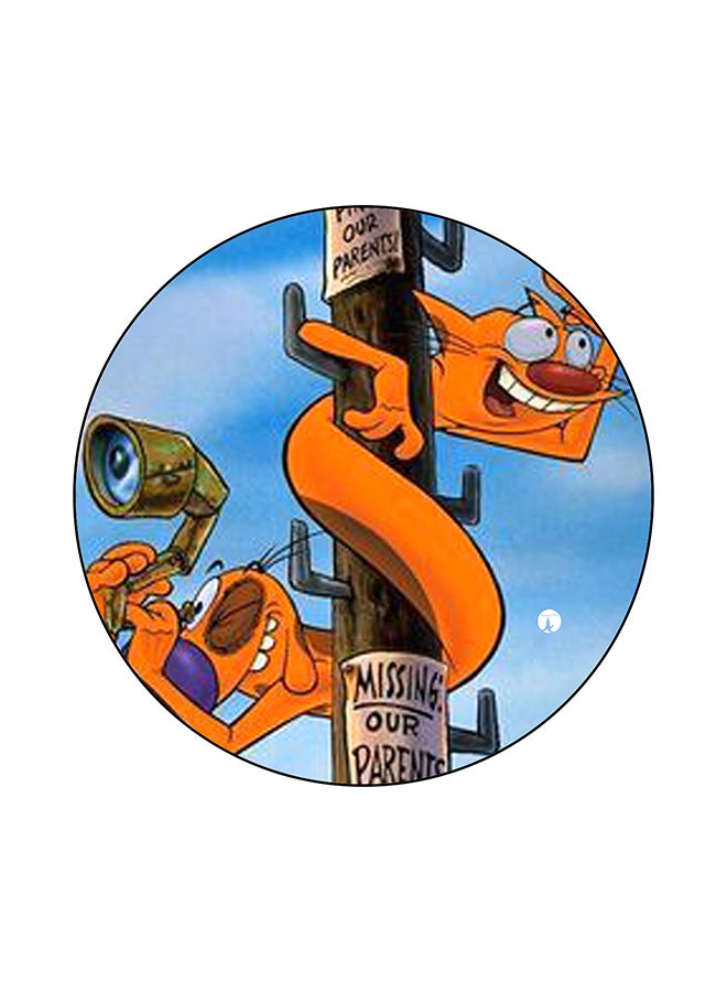 Catdog Printed Mouse Pad Multicolour